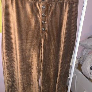 Wide Leg Pull-On Pants